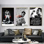 Inspirational Muhammad Ali Quote Canvas Wall Art For Home And Decor