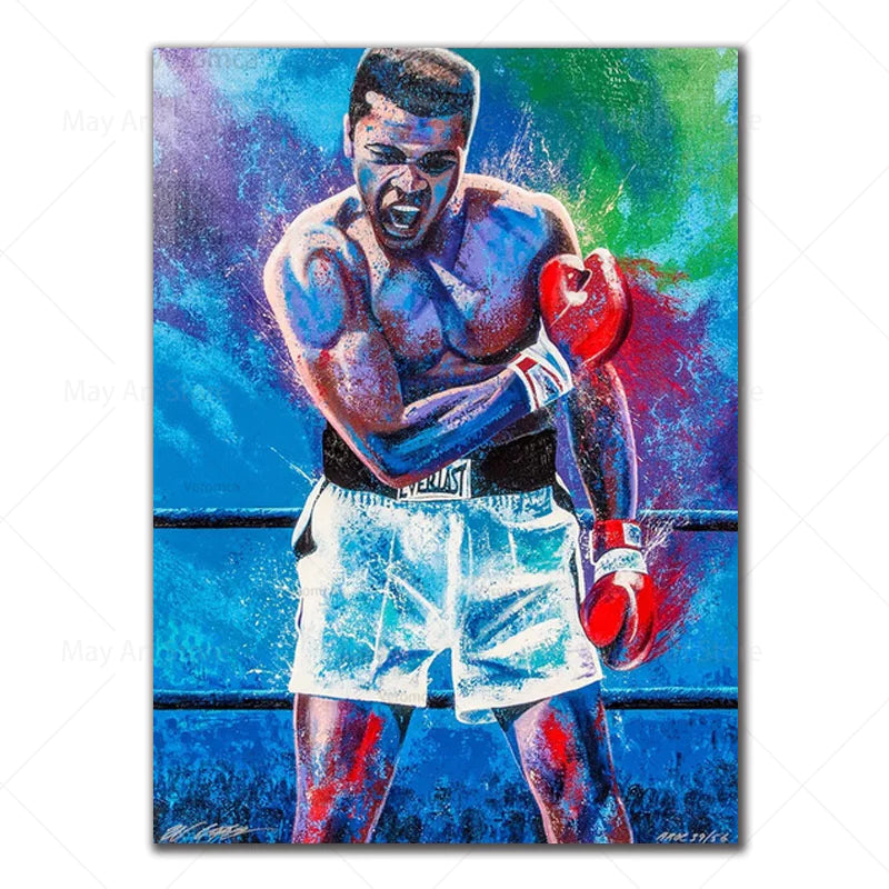 Inspirational Muhammad Ali Quote Canvas Wall Art For Home And Decor