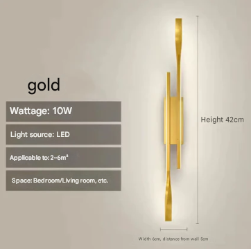 Nordic Bedroom Wall Light - Modern Italian Design