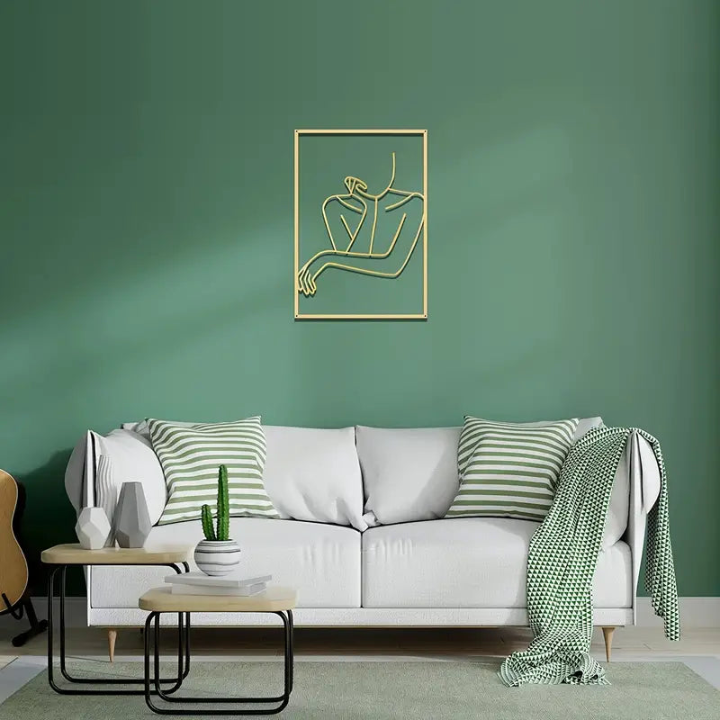 Thickened Modern Metal Line Art Wall Decor
