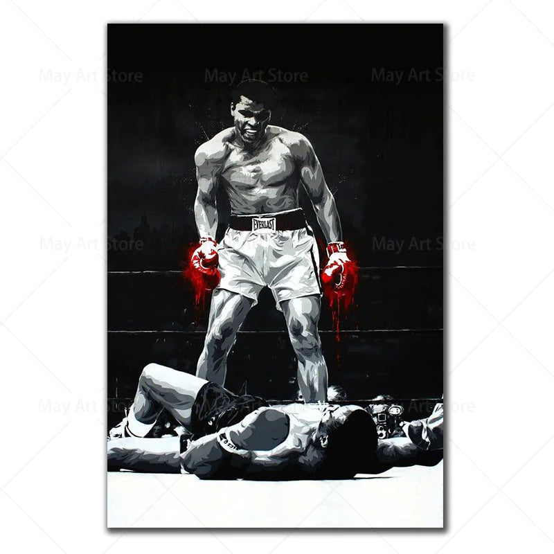 Inspirational Muhammad Ali Quote Canvas Wall Art For Home And Decor