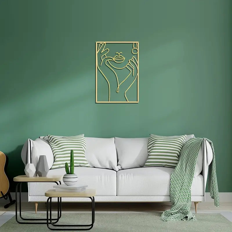 Thickened Modern Metal Line Art Wall Decor